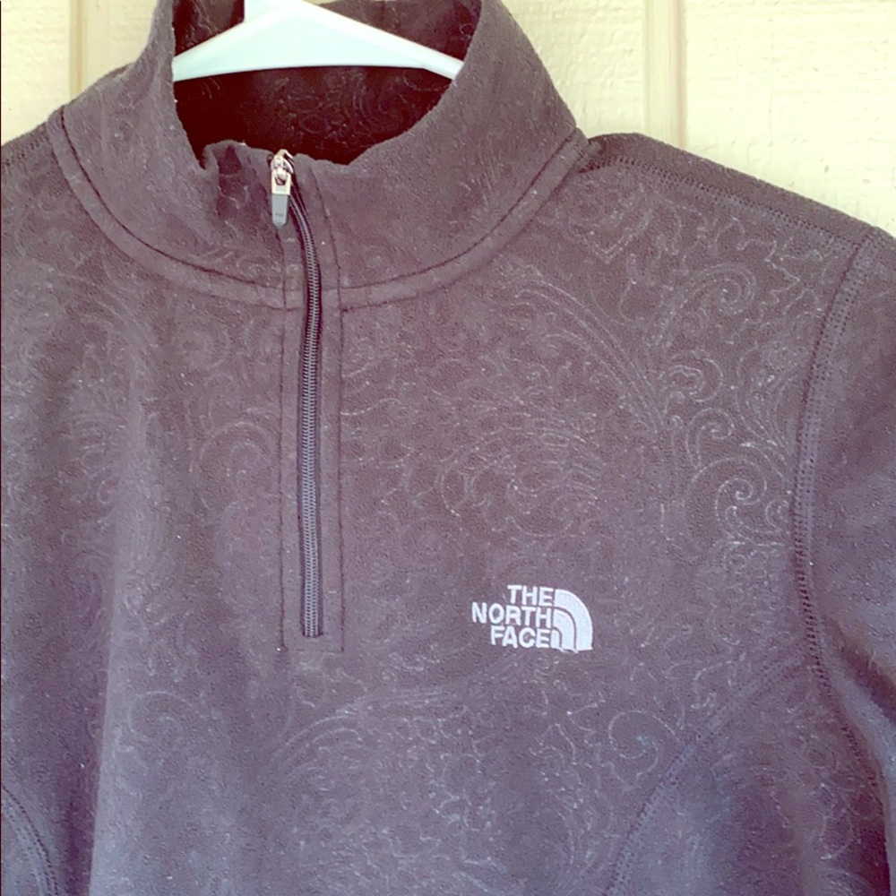 Unique North Face Quilted Print Fleece